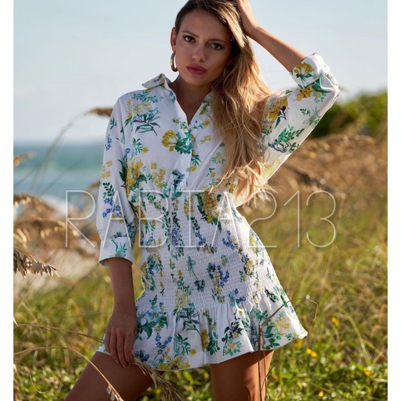 ZARA FLORAL PRINT DRESS - Picture 2 of 16